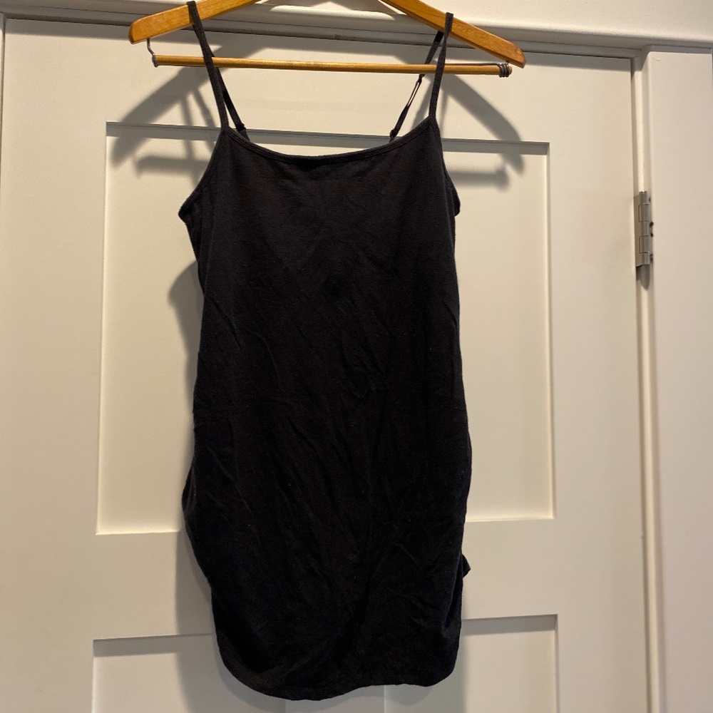 Maternity black tank top